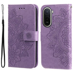 Floral Pattern Case for Xiaomi Poco C85x 5G / Redmi A7 Pro 4G (171.56mm) / Redmi A7 Pro 5G PU Leather Wallet Stand Phone Cover