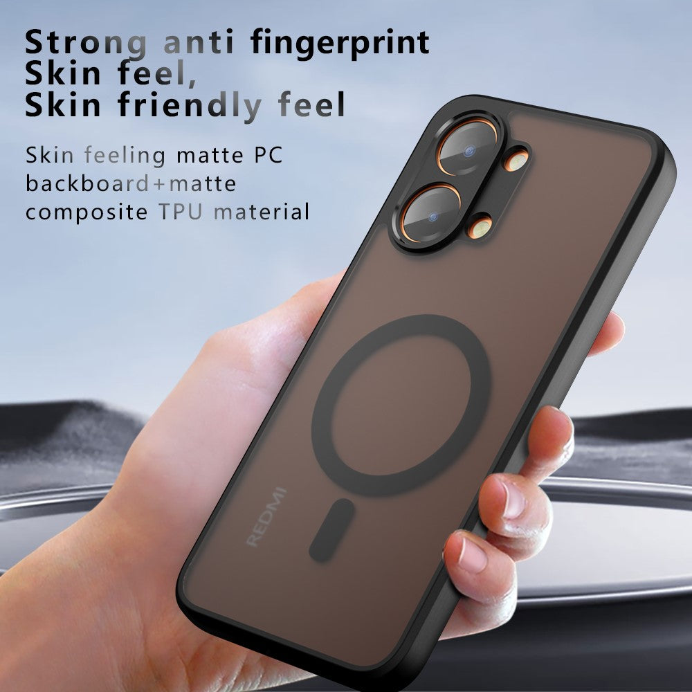 For Xiaomi Poco X8 Pro Max 5G / Redmi Turbo 5 Max 5G Magnetic Case TPU + PC Matte Skin Touch Phone Cover