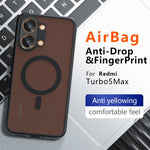 For Xiaomi Poco X8 Pro Max 5G / Redmi Turbo 5 Max 5G Magnetic Case TPU + PC Matte Skin Touch Phone Cover