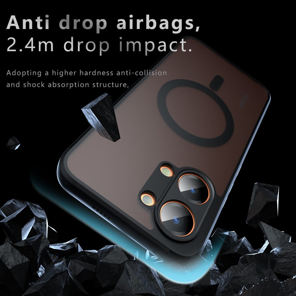 For Xiaomi Poco X8 Pro Max 5G / Redmi Turbo 5 Max 5G Magnetic Case TPU + PC Matte Skin Touch Phone Cover