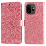 For OnePlus 15T 5G Case Sunflower Imprint Leather Wallet Phone Cover