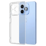For Honor X8d 4G Clear Phone Case TPU+Acrylic Shockproof Phone Back Cover