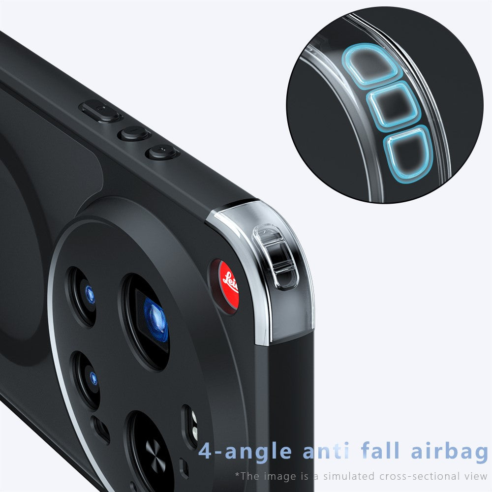 Matt Skin-touch Magnetiskt Skal för Xiaomi 17 Ultra 5G 360° Roterande Stativ Stötsäkert TPU + PC mobilskal