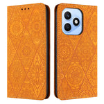 For Honor X8d 4G Case Imprinted Flower Wallet Stand Leather Phone Cover