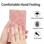 For Honor X8d 4G Case Tulip Leather Phone Cover with 5 Card Slots Wallet