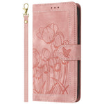 For Honor X8d 4G Case Tulip Leather Phone Cover with 5 Card Slots Wallet