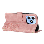 For Honor X8d 4G Case Tulip Leather Phone Cover with 5 Card Slots Wallet