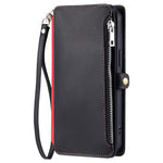 For Honor Magic8 Lite 5G  /  X9d 5G  /  X70 5G Case TPU + PU Leather Wallet Phone Cover with Wrist Strap
