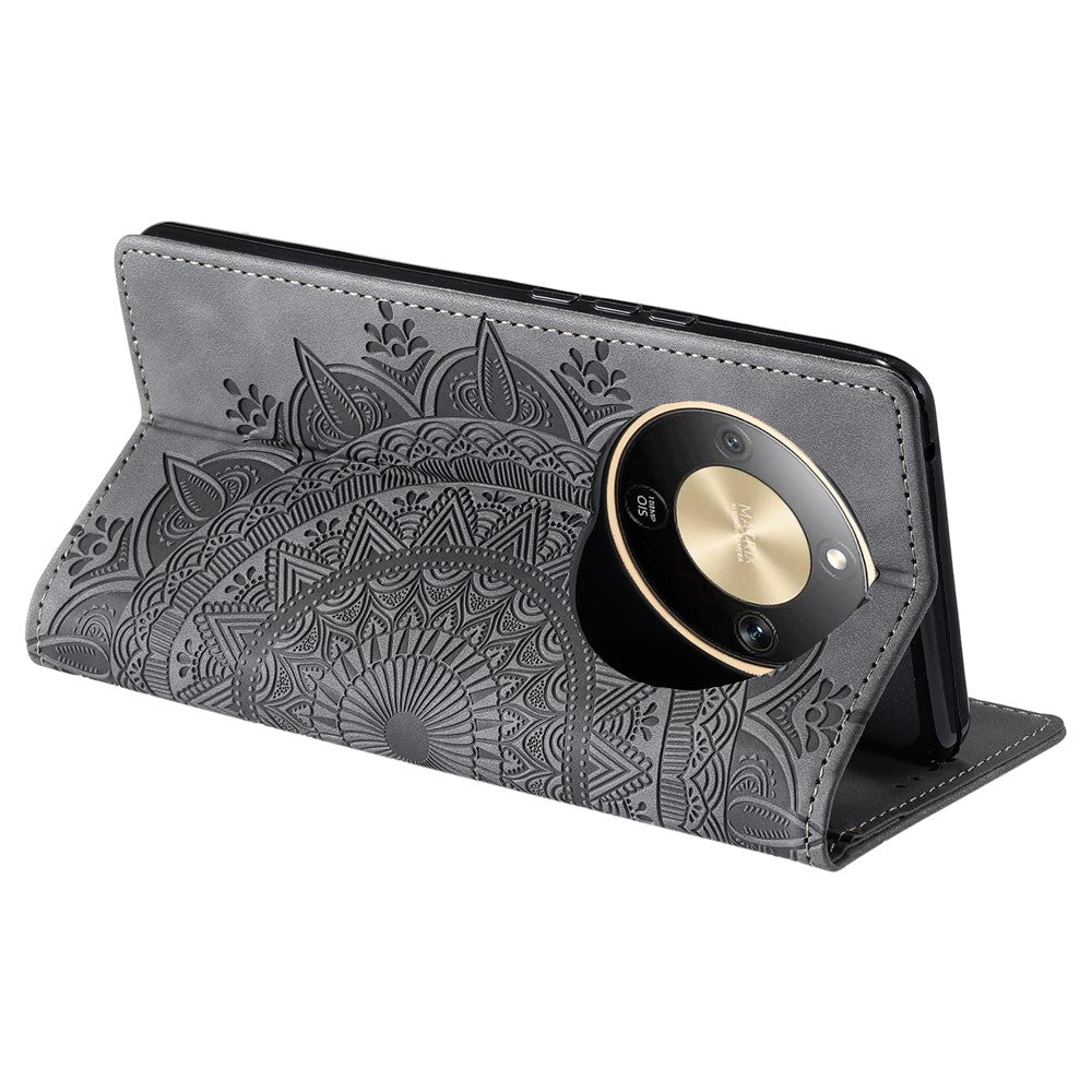 For Honor Magic8 Lite 5G  /  X9d 5G  /  X70 5G Case Magnetic Closing Leather Phone Cover Pattern Imprinted