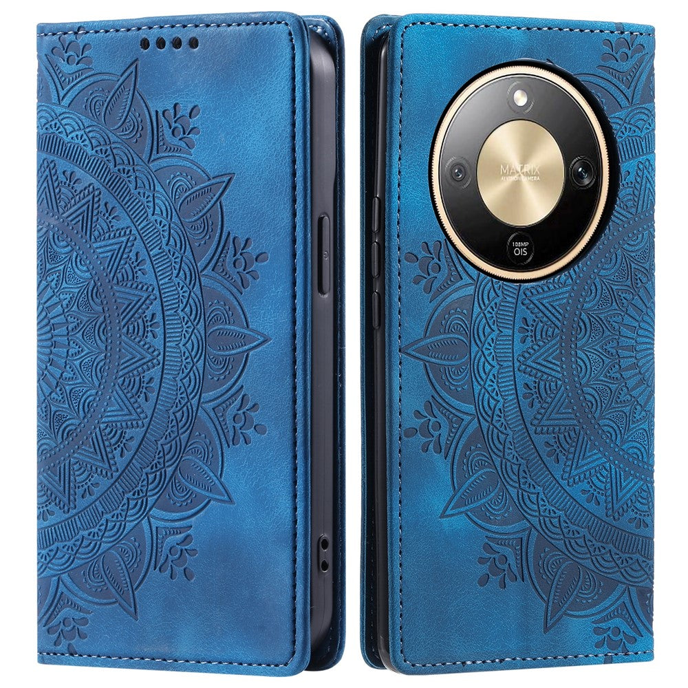 For Honor Magic8 Lite 5G  /  X9d 5G  /  X70 5G Case Magnetic Closing Leather Phone Cover Pattern Imprinted