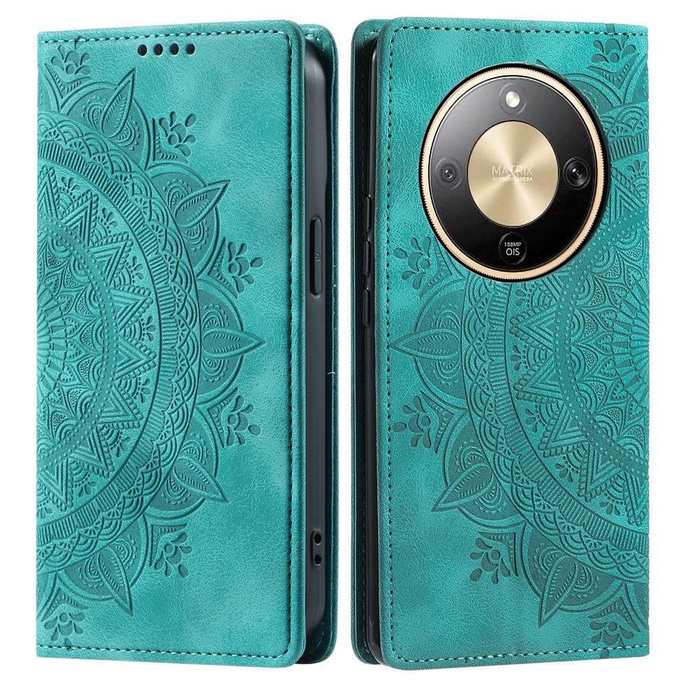 For Honor Magic8 Lite 5G  /  X9d 5G  /  X70 5G Case Magnetic Closing Leather Phone Cover Pattern Imprinted