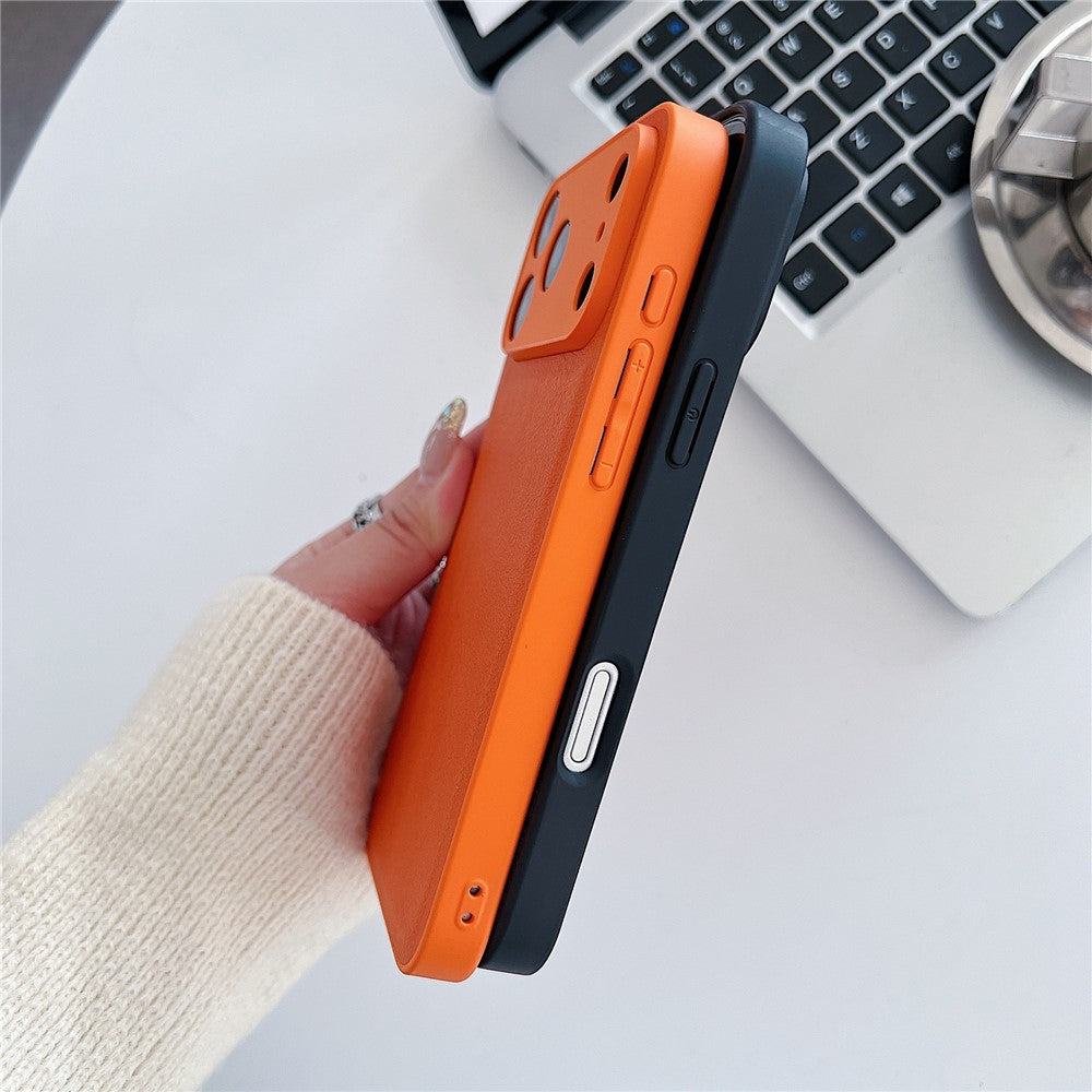 For iPhone 17 Pro Max Case Litchi Texture PU Leather Shockproof Protective Cover