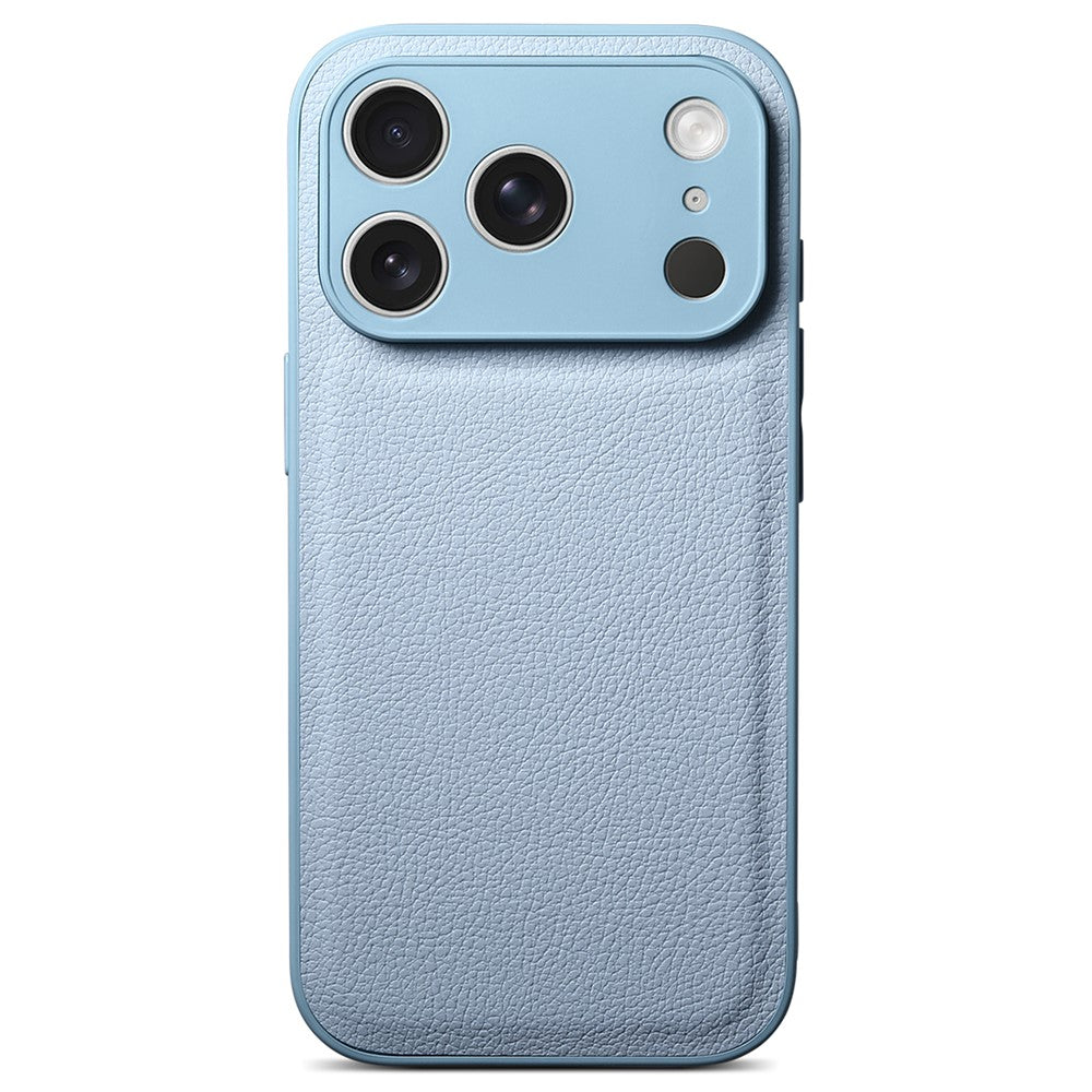 For iPhone 17 Pro Max Case Litchi Texture PU Leather Shockproof Protective Cover