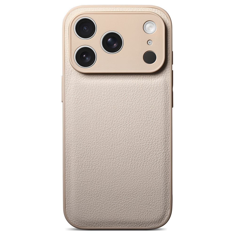 For iPhone 17 Pro Max Case Litchi Texture PU Leather Shockproof Protective Cover