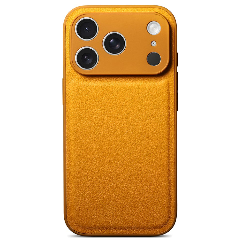 For iPhone 17 Pro Max Case Litchi Texture PU Leather Shockproof Protective Cover