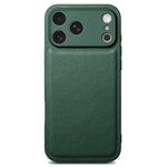 For iPhone 17 Pro Max Case Litchi Texture PU Leather Shockproof Protective Cover