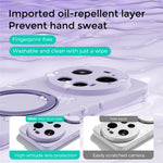 ABEEL For Xiaomi 17 Ultra 5G Magnetic Case Kickstand Skin Touch Liquid Silicone Phone Cover