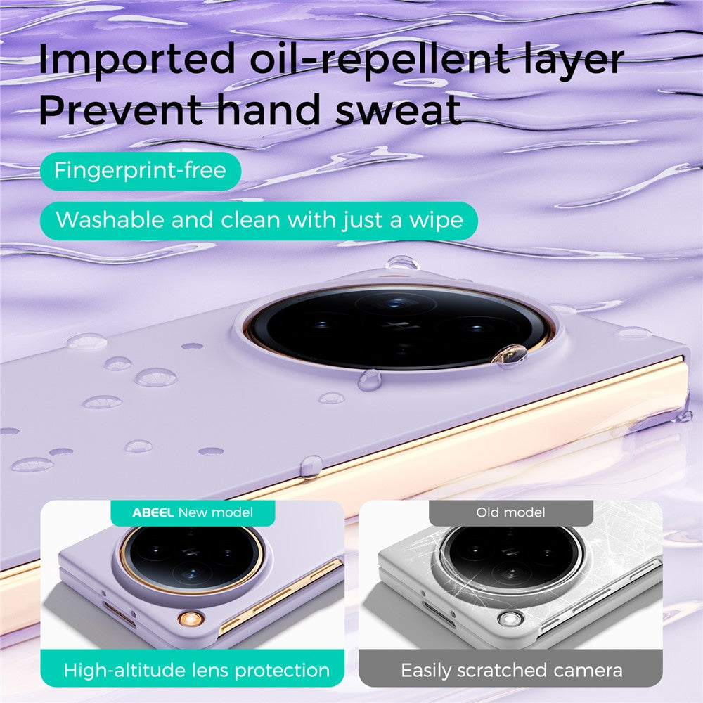 ABEEL for Oppo Find N6 5G Phone Case Shock Absorption Soft-touch Protective PC Cover