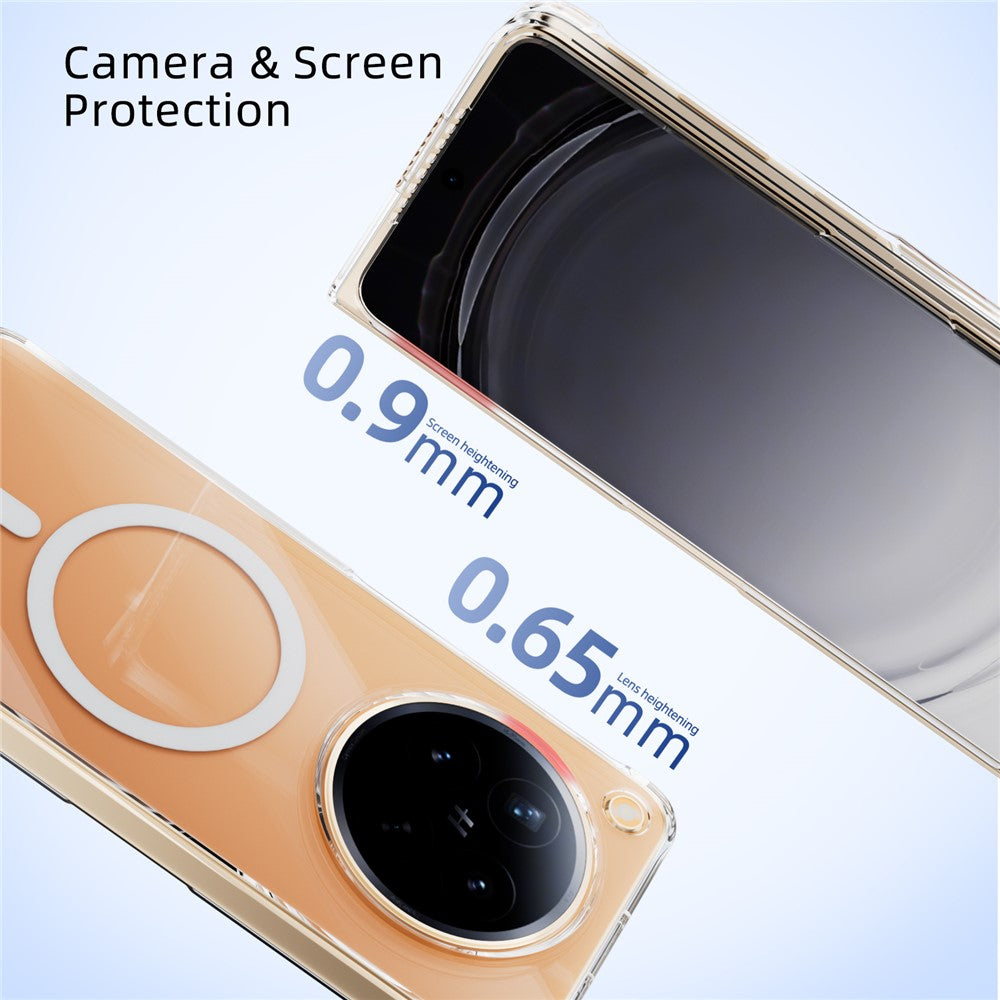 ABEEL for Oppo Find N6 5G Magnetic Case Clear PC Anti Scratch Phone Cover