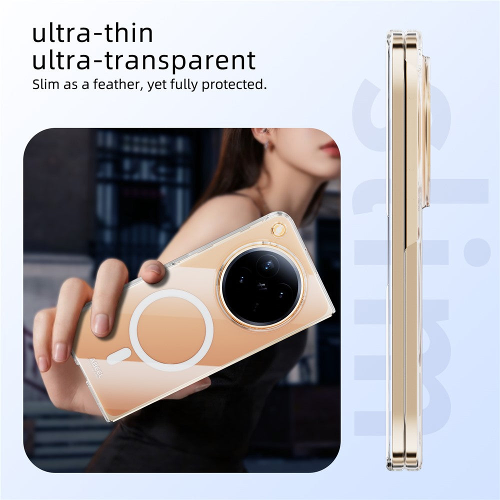 ABEEL for Oppo Find N6 5G Magnetic Case Clear PC Anti Scratch Phone Cover