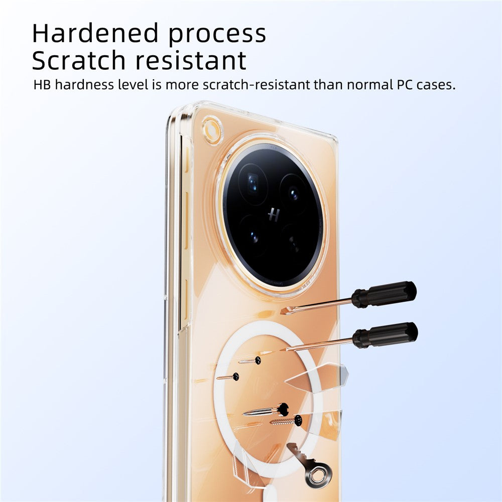 ABEEL for Oppo Find N6 5G Magnetic Case Clear PC Anti Scratch Phone Cover