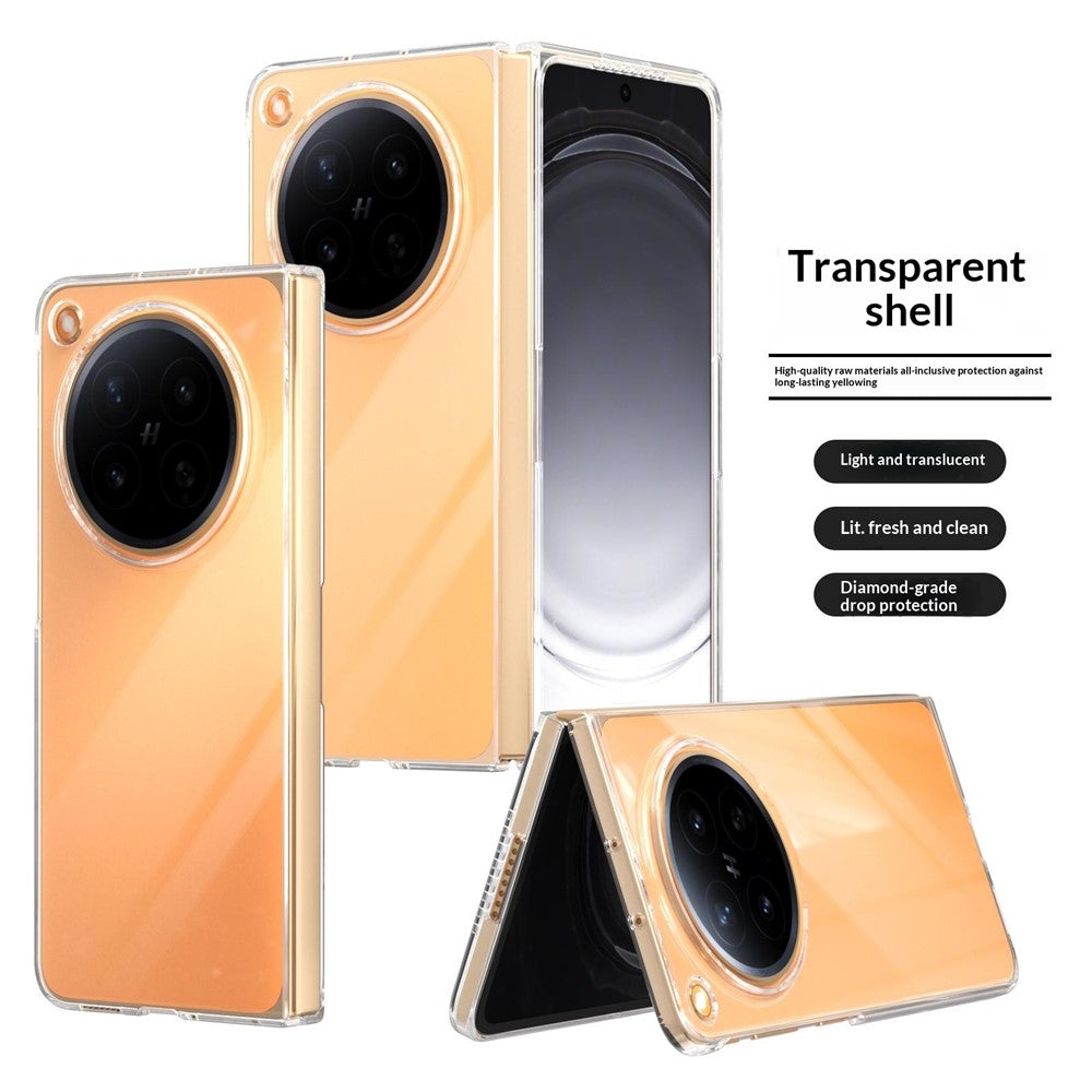 Til Oppo Find N6 5G Klart Cover Anti-Tab Hårdt PC Telefoncover