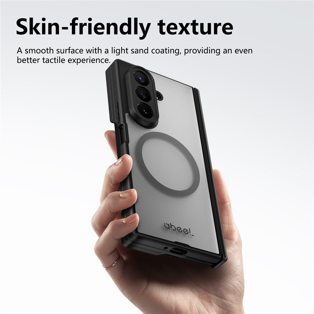 ABEEL for Samsung Galaxy Z TriFold 5G Matte Magnetic Case Hinge Design Shockproof TPU + PC Cover