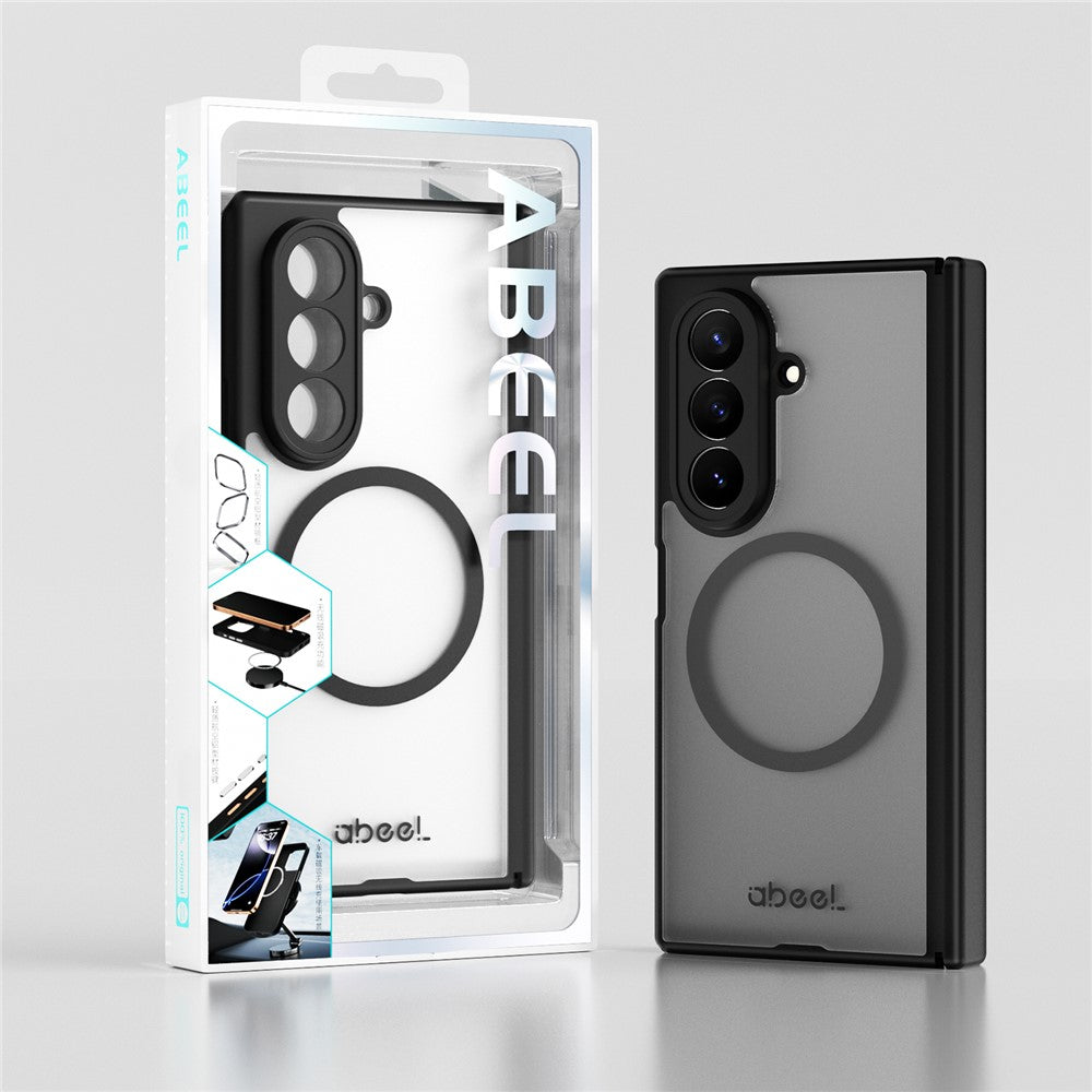 ABEEL for Samsung Galaxy Z TriFold 5G Matte Magnetic Case Hinge Design Shockproof TPU + PC Cover
