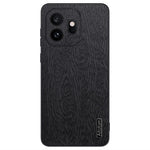 For OnePlus 15T 5G Case Wood Texture PU Leather Coated PC TPU Phone Cover