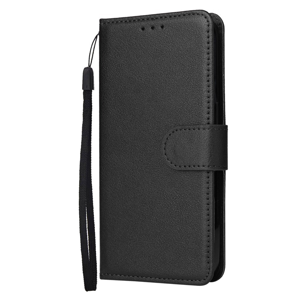 For Oppo Reno15 F 5G Case PU Leather Wallet Stand Phone Cover with Wrist Strap
