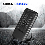 Case for Xiaomi Redmi K90 Pro Max 5G  /  Poco F8 Ultra with Slide Camera Lid PC + TPU Kickstand Phone Cover