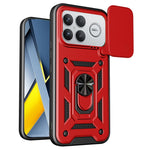 Case for Xiaomi Redmi K90 Pro Max 5G  /  Poco F8 Ultra with Slide Camera Lid PC + TPU Kickstand Phone Cover