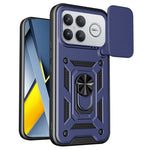 Case for Xiaomi Redmi K90 Pro Max 5G  /  Poco F8 Ultra with Slide Camera Lid PC + TPU Kickstand Phone Cover
