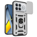 Case for Xiaomi Redmi K90 Pro Max 5G  /  Poco F8 Ultra with Slide Camera Lid PC + TPU Kickstand Phone Cover