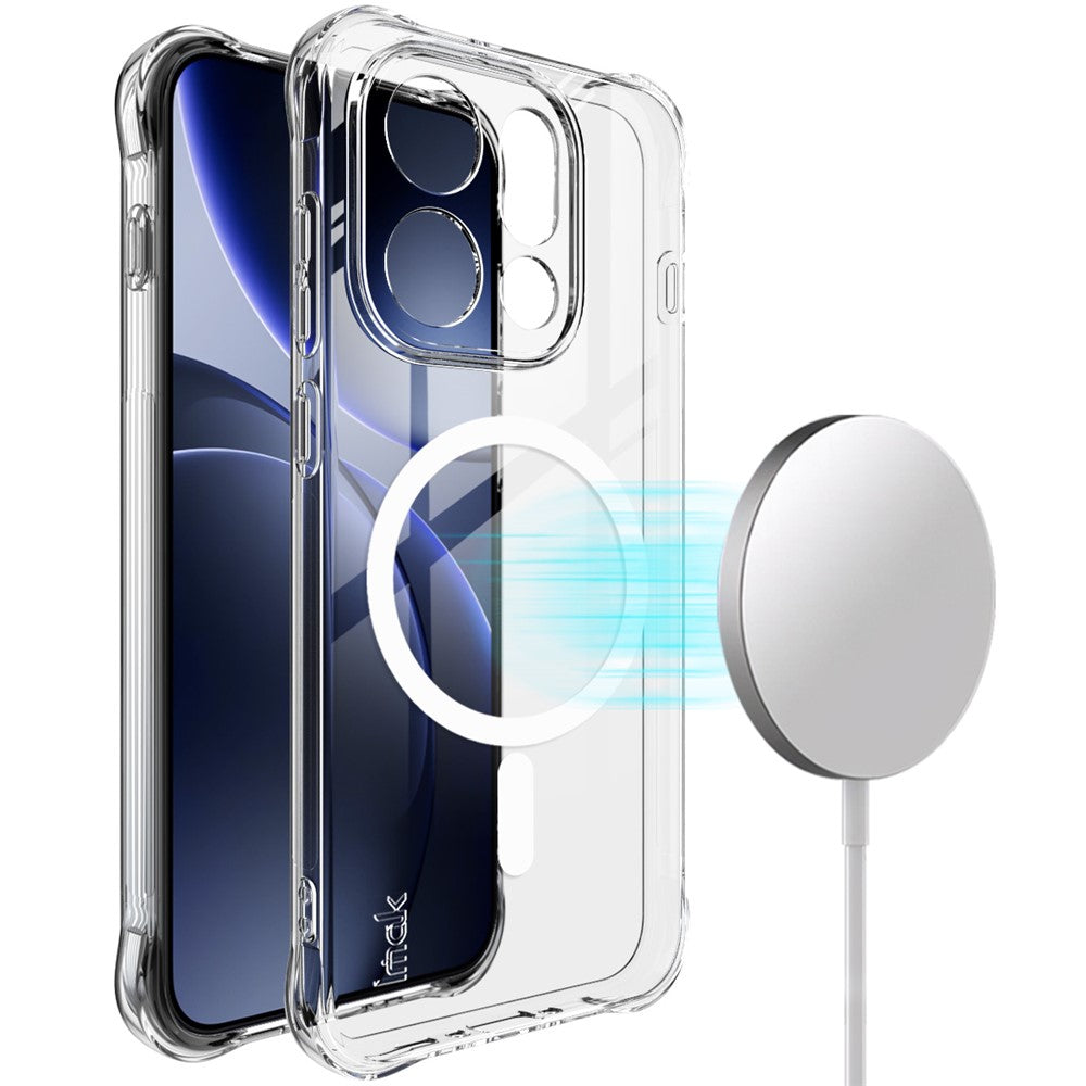 IMAK for Oppo Find X9 5G Magnetic Case Airbag Shockproof Protection TPU Phone Cover