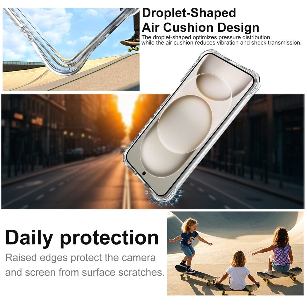 IMAK for Honor Magic8 Pro Air 5G Magnetic Case Airbag Shockproof Protection TPU Phone Cover