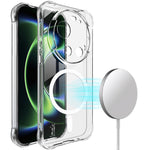 IMAK Magnetiskt Skal för Xiaomi 17 Ultra 5G / Ultra av Leica Airbag Stötsäkert Skyddande TPU mobilskal