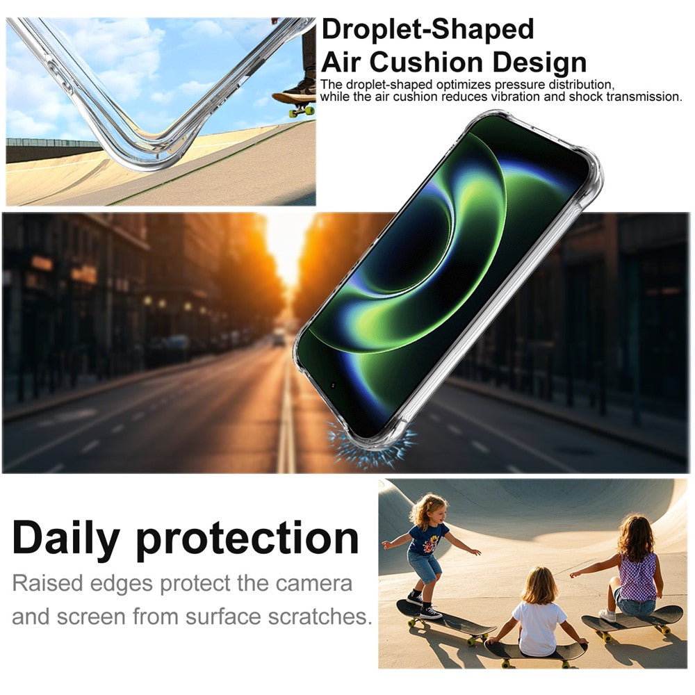 IMAK Magnetiskt Skal för Xiaomi 17 Ultra 5G / Ultra av Leica Airbag Stötsäkert Skyddande TPU mobilskal