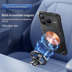 For Honor Power2 5G Case Copper Heat Dissipation TPU + Metal Cooling Phone Cover Support Magnetic Car Mount