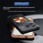 For Honor Power2 5G Case Copper Heat Dissipation TPU + Metal Cooling Phone Cover Support Magnetic Car Mount