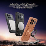 For Xiaomi Poco F8 Ultra / Redmi K90 Pro Max 5G Magnetic Case 360° Rotating Ring Kickstand TPU Phone Cover