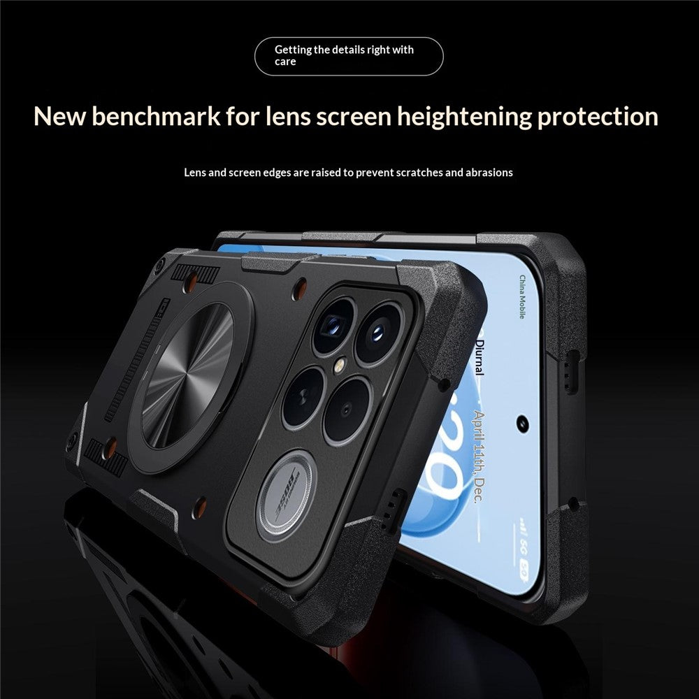 For Xiaomi Poco F8 Ultra / Redmi K90 Pro Max 5G Magnetic Case 360° Rotating Ring Kickstand TPU Phone Cover