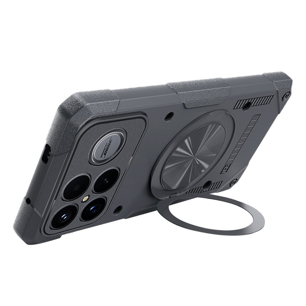 For Xiaomi Poco F8 Ultra / Redmi K90 Pro Max 5G Magnetic Case 360° Rotating Ring Kickstand TPU Phone Cover