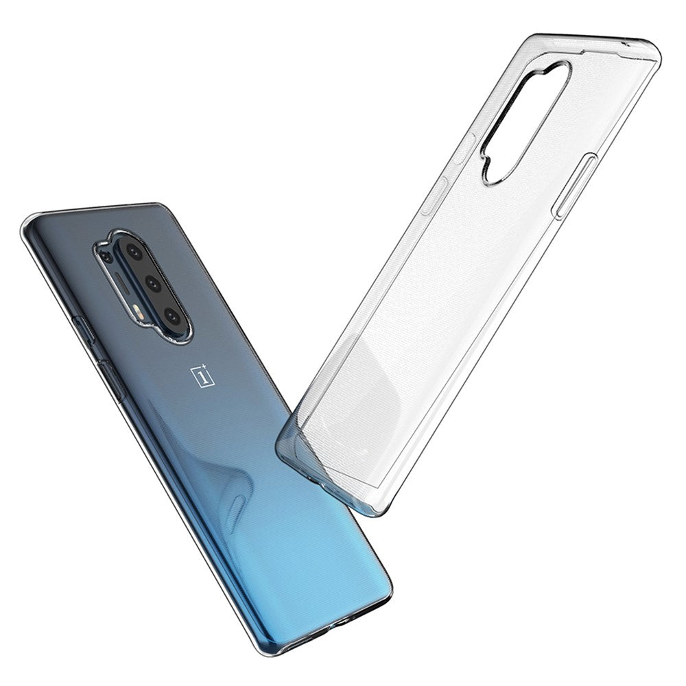 OnePlus 8 Pro Genomskinligt Halkfritt Skyddande mobilskal Mjukt TPU Slim Fit Skal