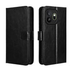 OnePlus 15T 5G PU-läderskal med rem Crazy Horse Texture Phone Wallet Cover