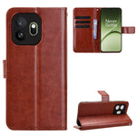 OnePlus 15T 5G PU-läderskal med rem Crazy Horse Texture Phone Wallet Cover