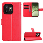 OnePlus 15T 5G PU-läderskal med rem Crazy Horse Texture Phone Wallet Cover
