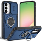 Til Samsung Galaxy A56 5G / Galaxy A36 5G Magnetisk Cover med Skydbart Kameralåg, Roterende Støttefod i PC + TPU