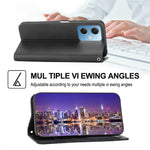 PU Leather Case for Xiaomi Redmi Note 12 5G (Global) / (India) / (China) / Poco X5 5G , Wallet Phone Stand Calf Texture Magnetic Closure Imprinted Rhombus Pattern Cover