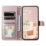 For Honor Magic8 Pro 5G PU Leather Case Wallet Rhombus Grid Phone Cover with Shoulder Strap  /  Wrist Strap